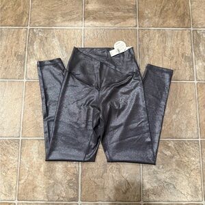 Aerie Shimmer Black Leggings